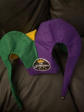 Spirit Kids Jester Hat in Purple and Green
